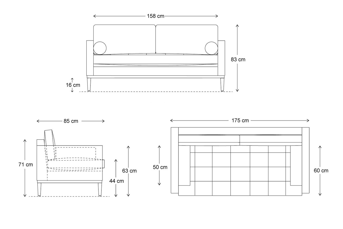 Model 02 2-Seater Sofa