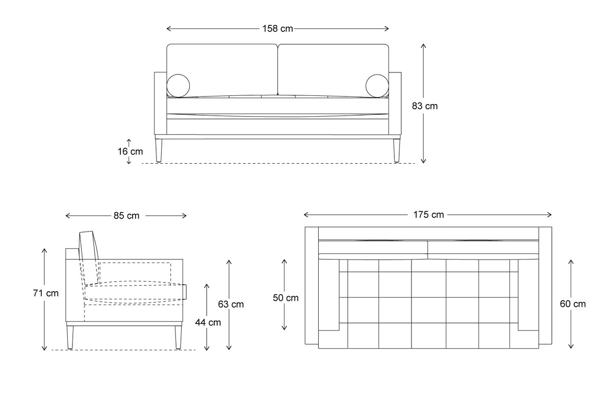 Model 02 2-Seater Sofa
