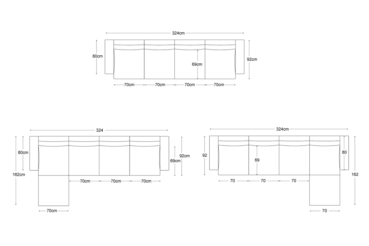 Model 03 4-Seater Sofa